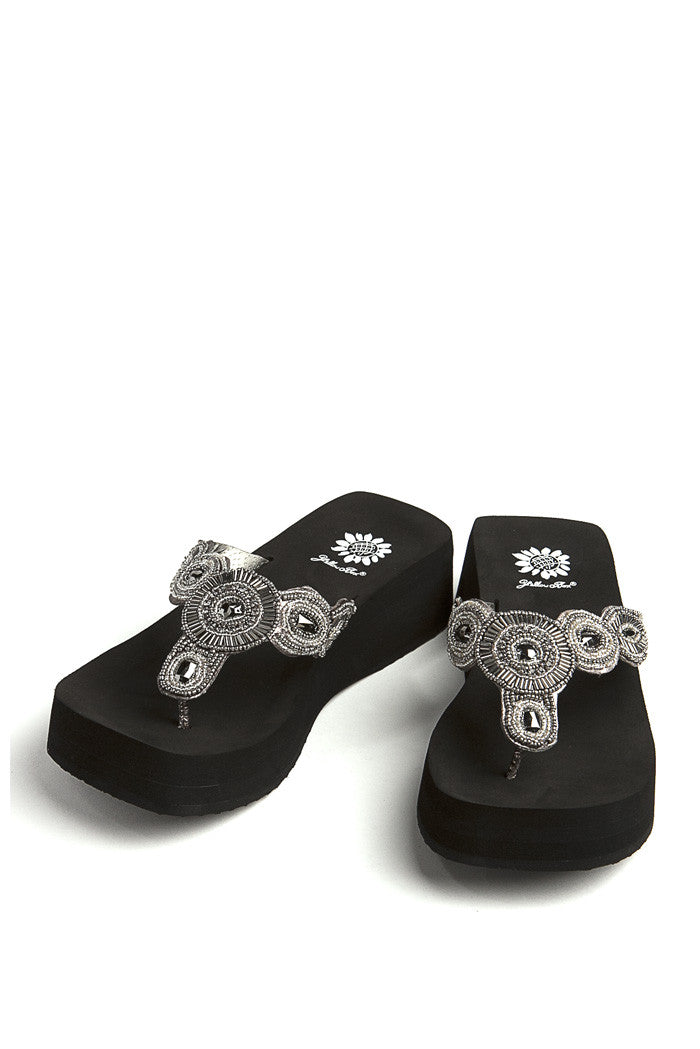 Libra Flip-Flop in Pewter