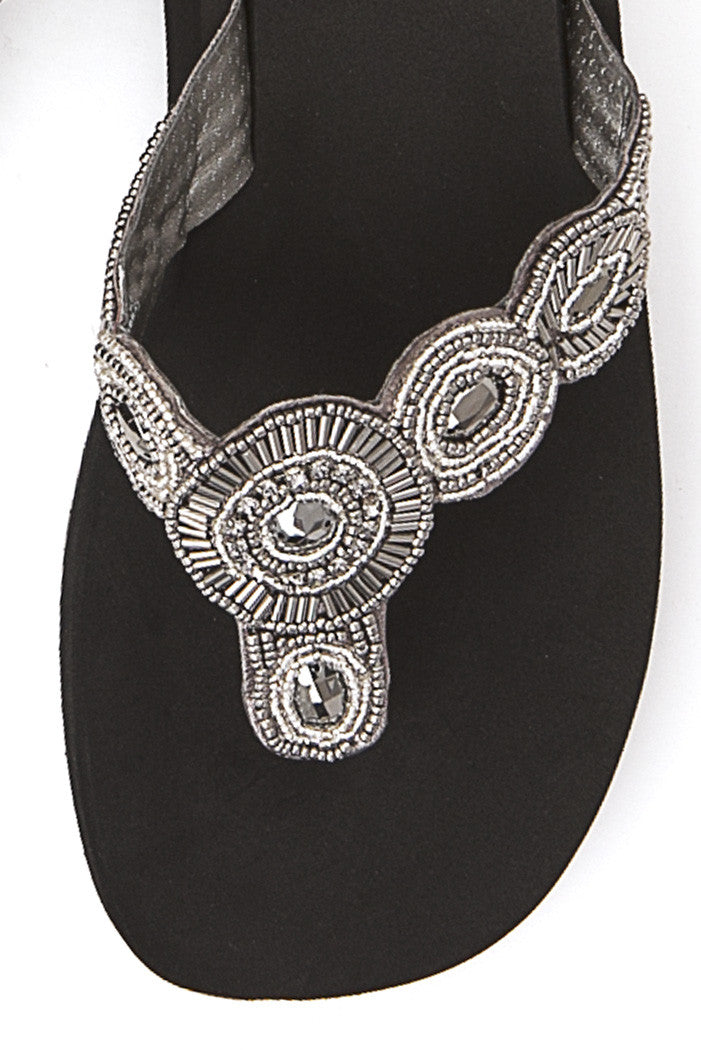 Libra Flip-Flop in Pewter