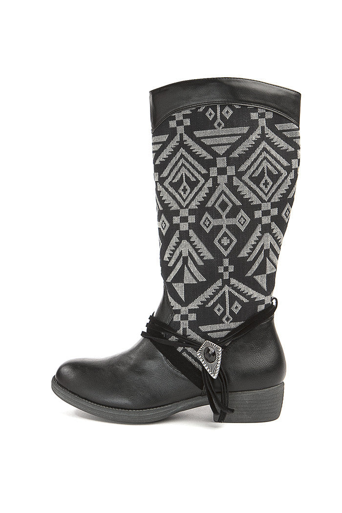 Penny Boot in Black Multi