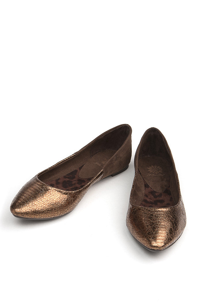 Kassia Flat in Bronze