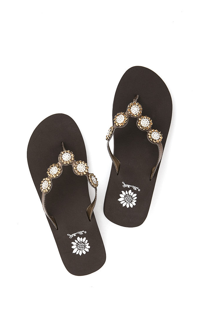 Xanti Flip-Flop in Bronze