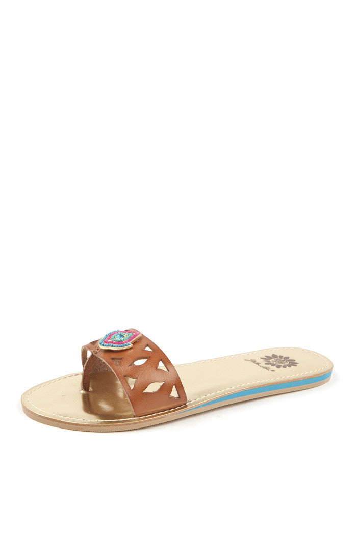 Thalia Sandal in Tan