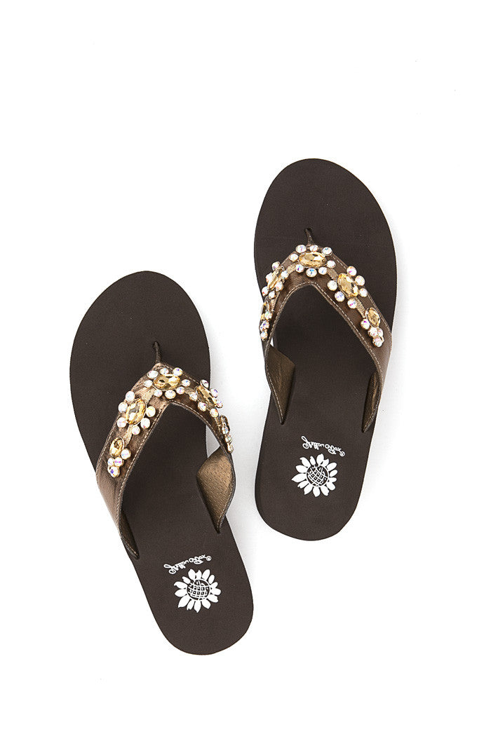 Walton Flip-Flop in Bronze