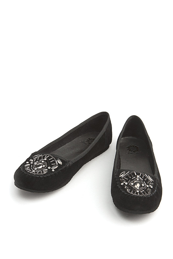 Cassandra Flat in Black