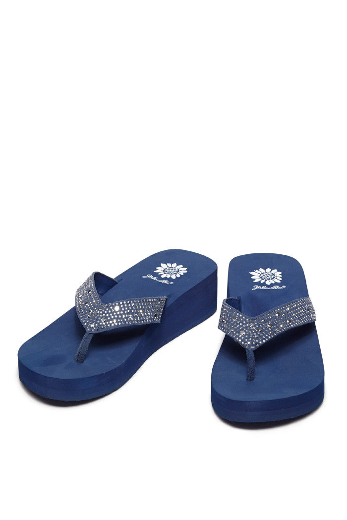 Africa Flip-Flop in Navy