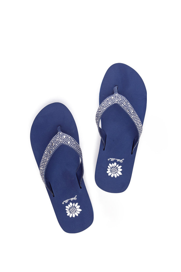 Africa Flip-Flop in Navy