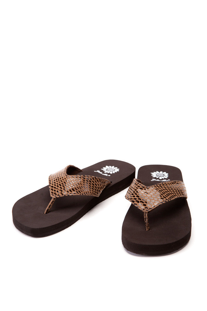 Brie Flip-Flop in Brown