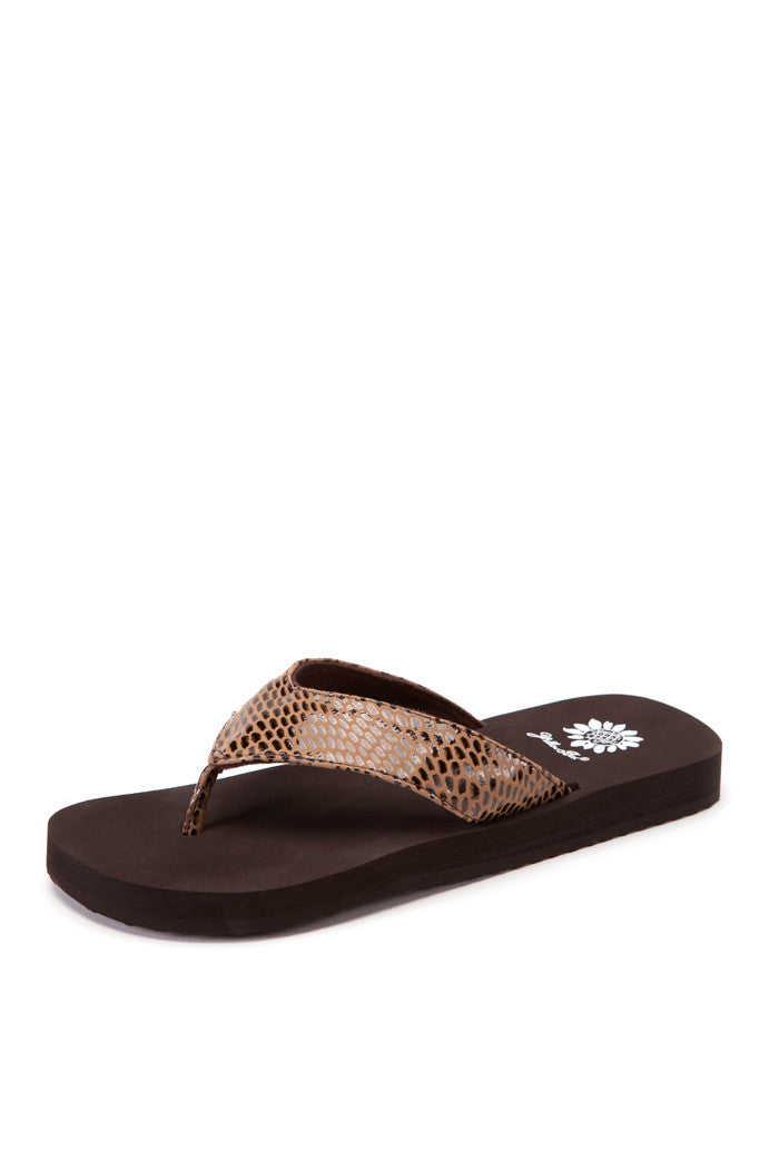 Brie Flip-Flop in Brown