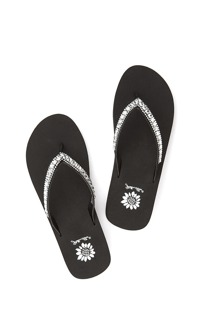 Brussels Flip-Flop in Black