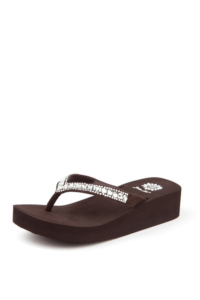 Brussels Flip-Flop in Brown