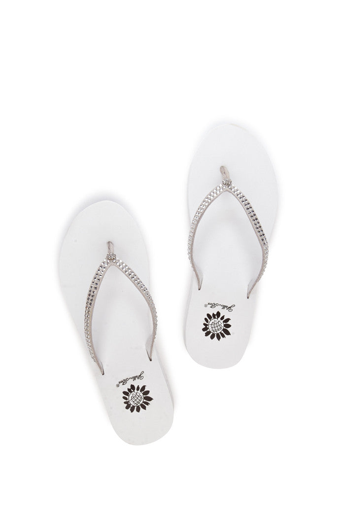 Custard Flip-Flop in White