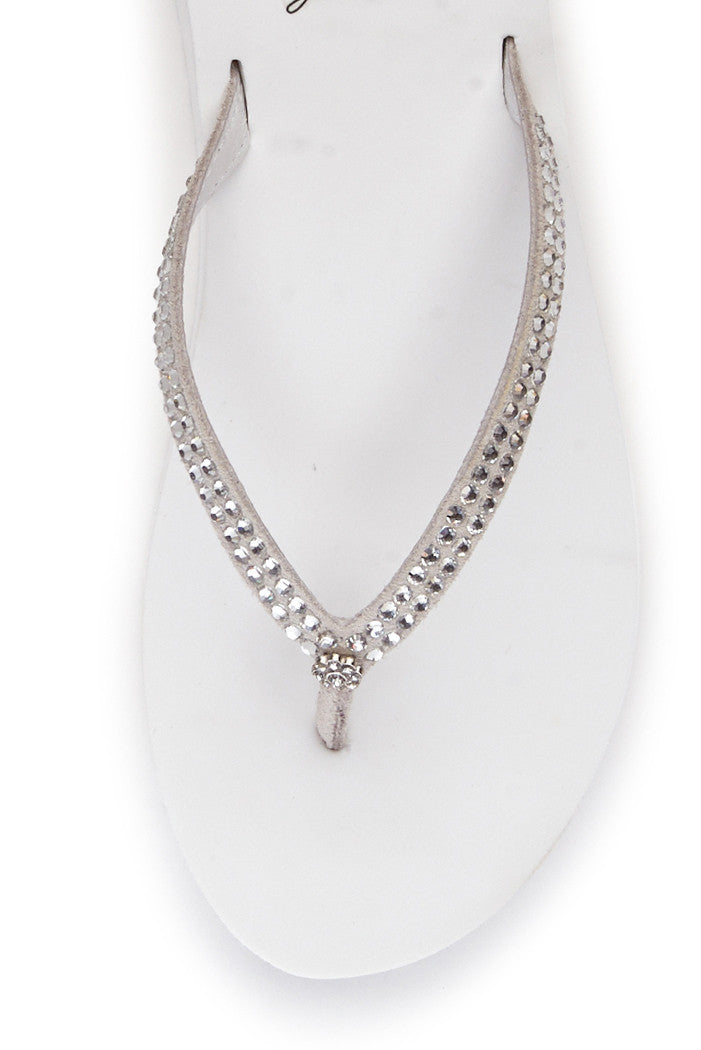 Custard Flip-Flop in White