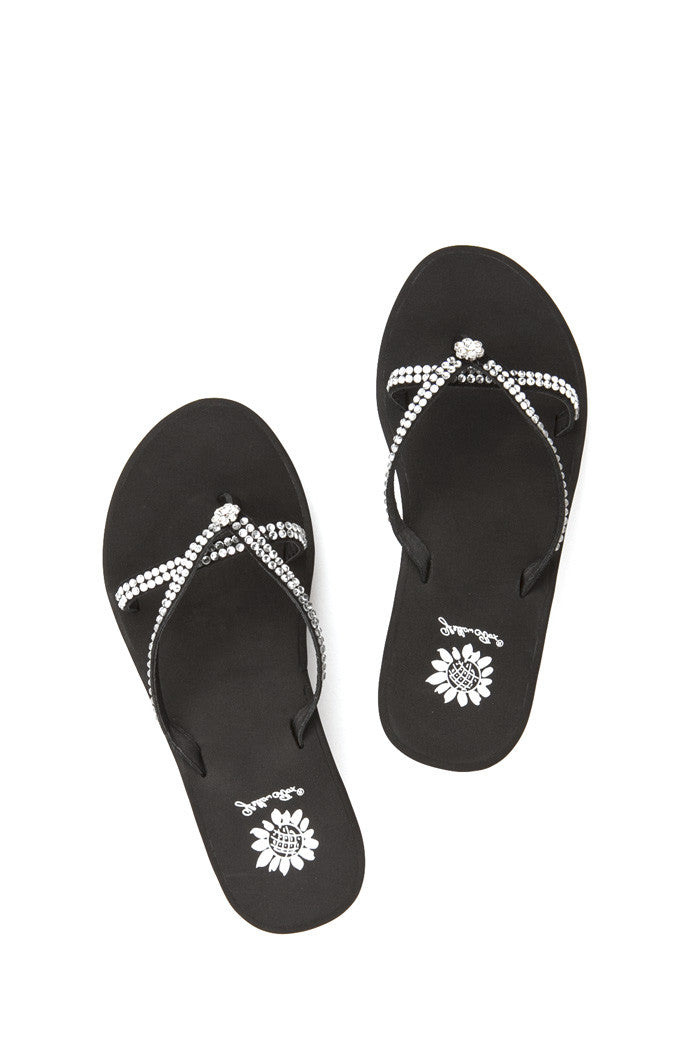 Gateway Wedge Flip-Flop in Black