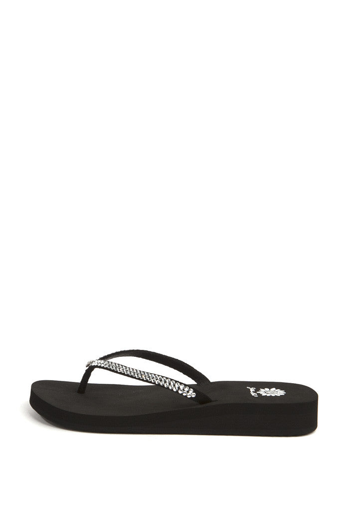 Jello Flip-Flop in Black