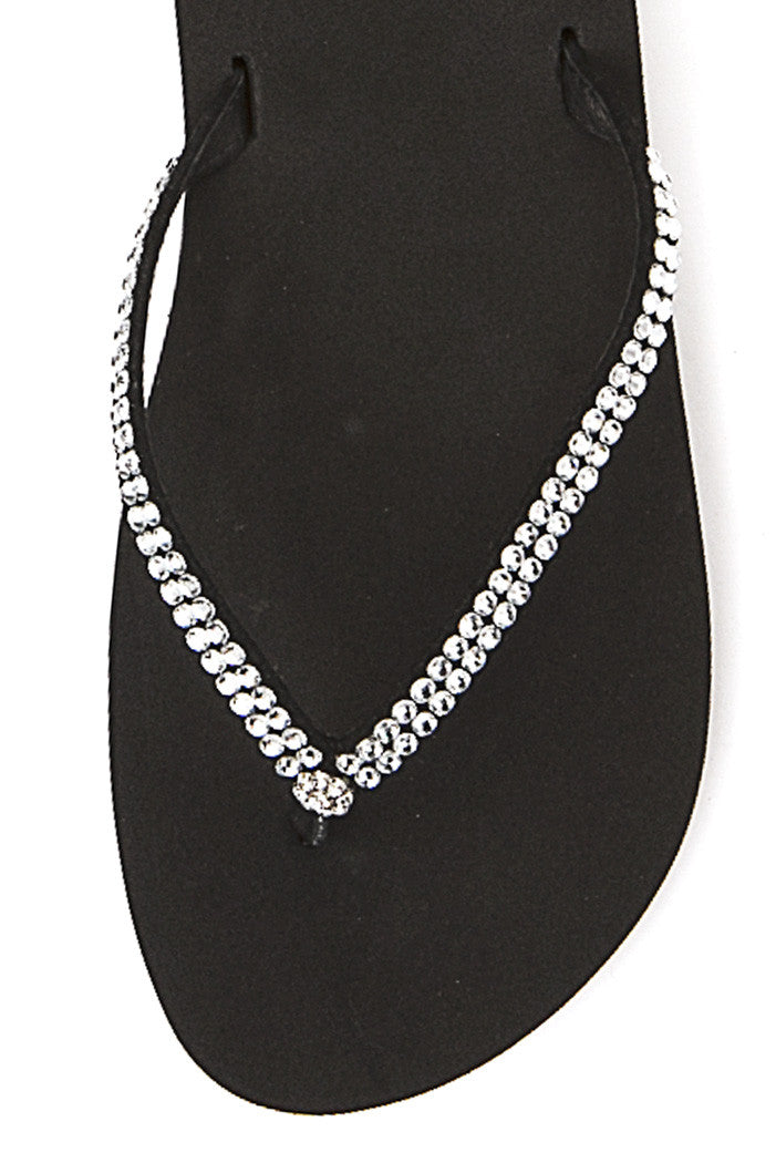 Jello Flip-Flop in Black