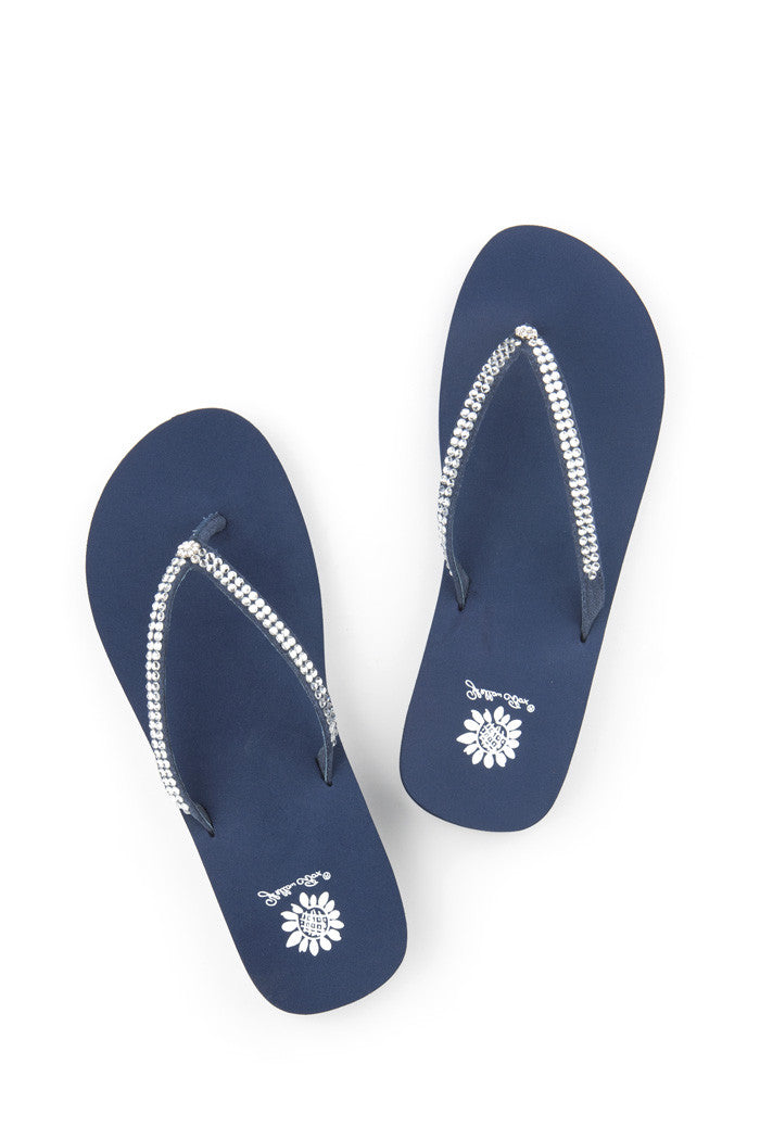 Jello Flip-Flop in Navy