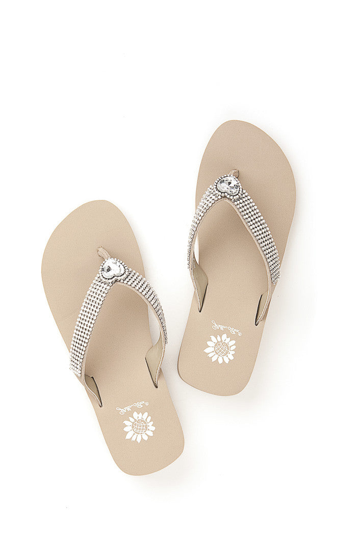 Willa Flip-Flop in Taupe