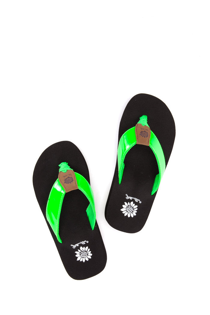 Valera II Girl's Flip-Flop in Green