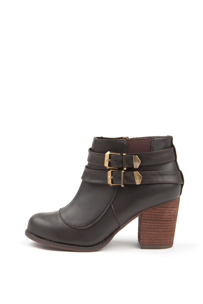 Karissa Bootie in Brown