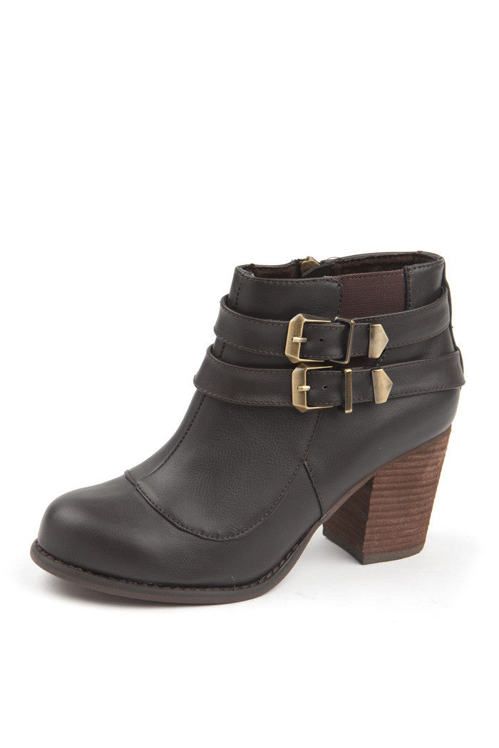 Karissa Bootie in Brown