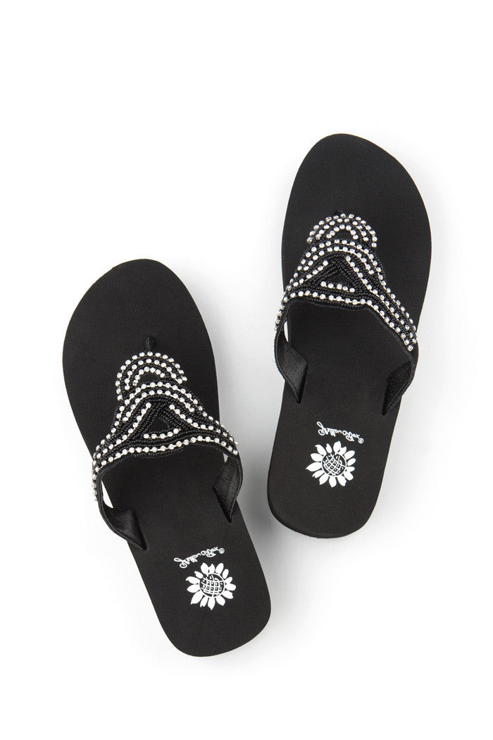 Xenos Flip-Flop in Black