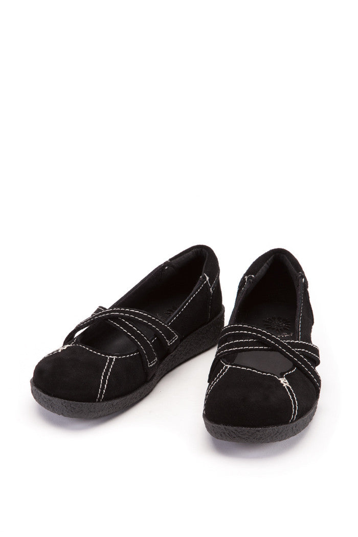 Zia II Girl's Flat in Black