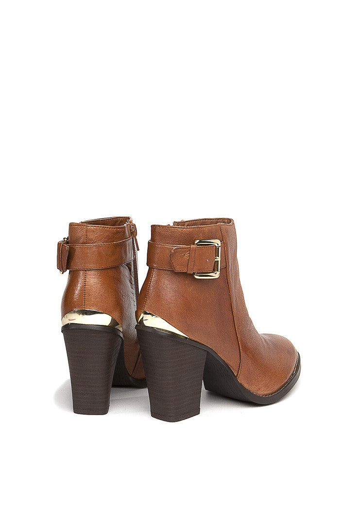 Christy Bootie in Tan