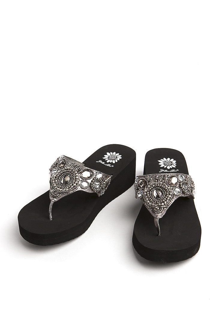 Brona Flip-Flop in Pewter