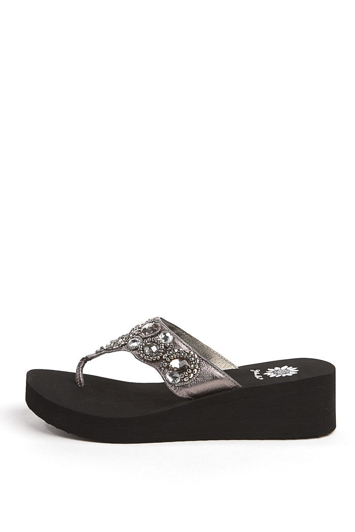 Brona Flip-Flop in Pewter