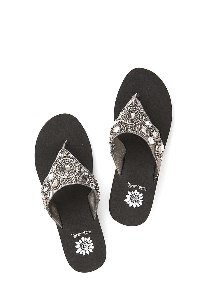 Brona Flip-Flop in Pewter