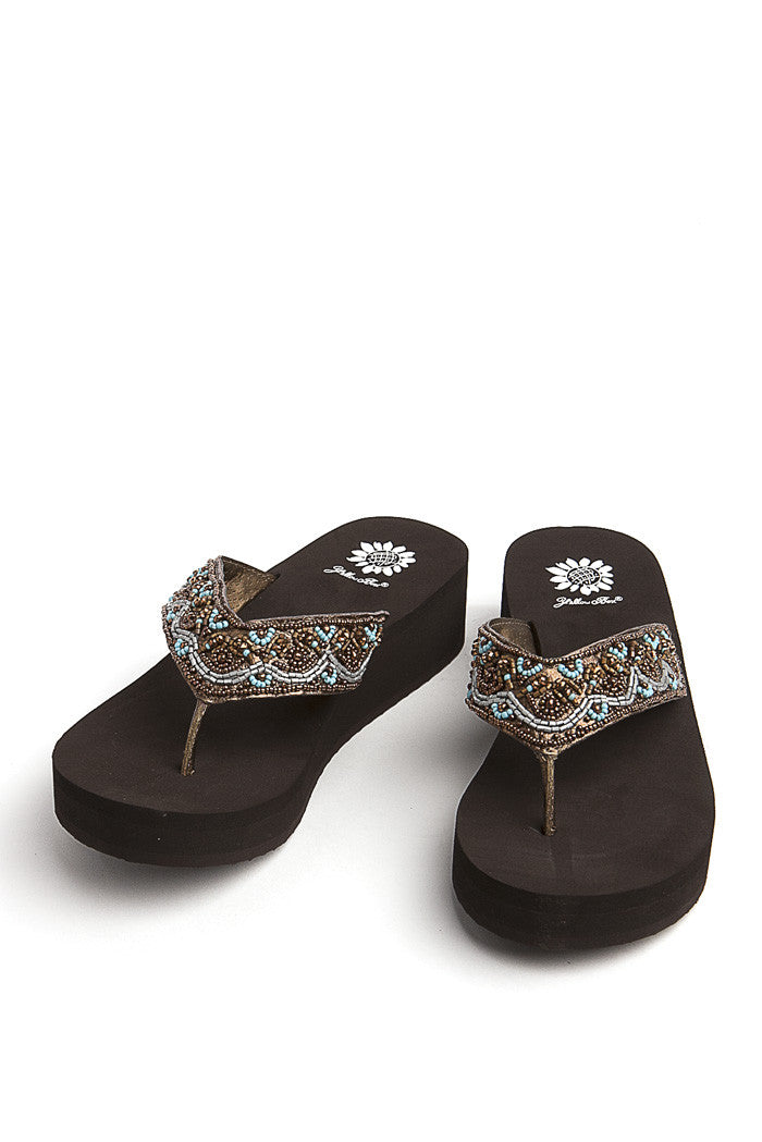 Danu Flip-Flop in Bronze