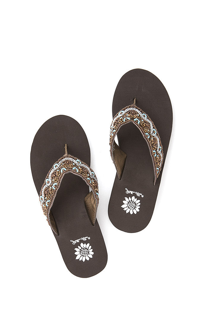 Danu Flip-Flop in Bronze