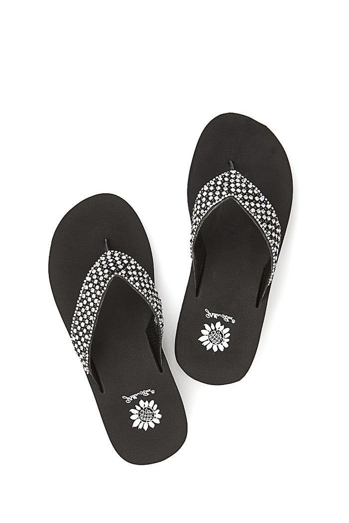 Ebony Flip-Flop in Black