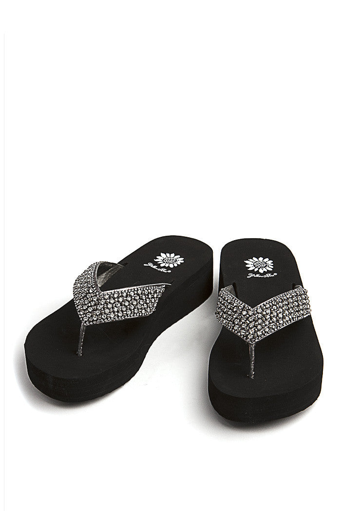 Ebony Flip-Flop in Pewter