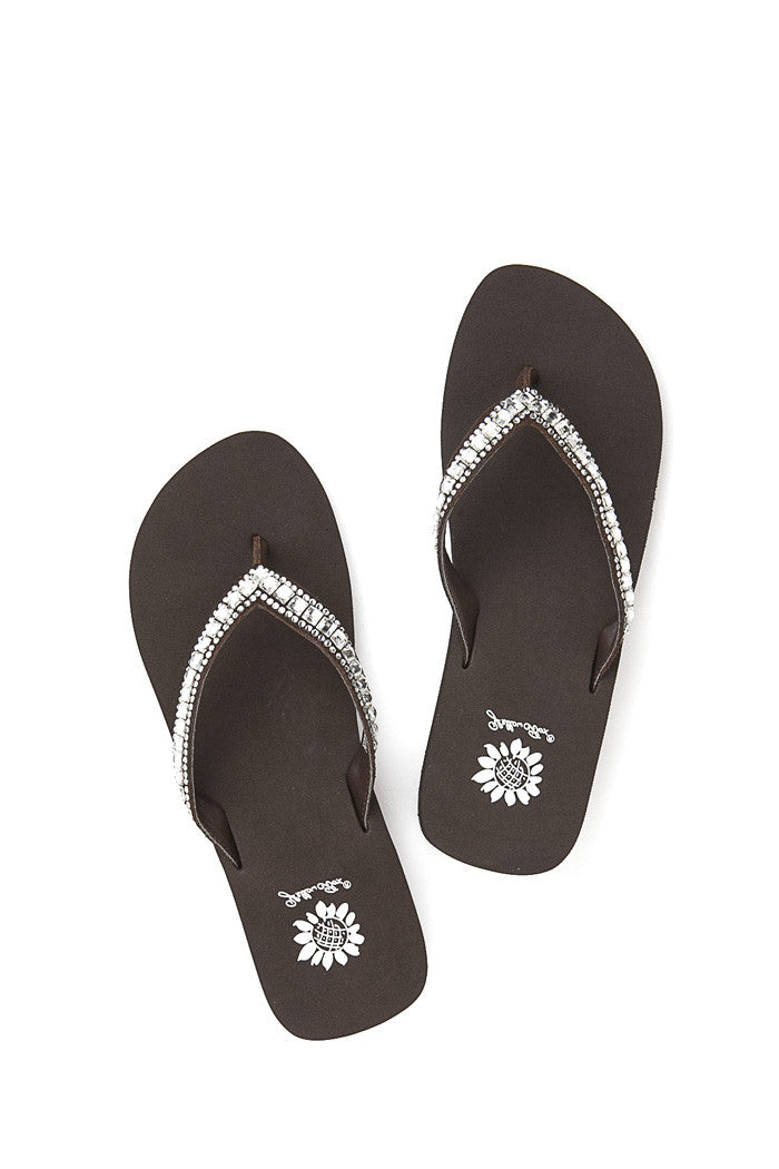 Zabrina Flip-Flop in Brown