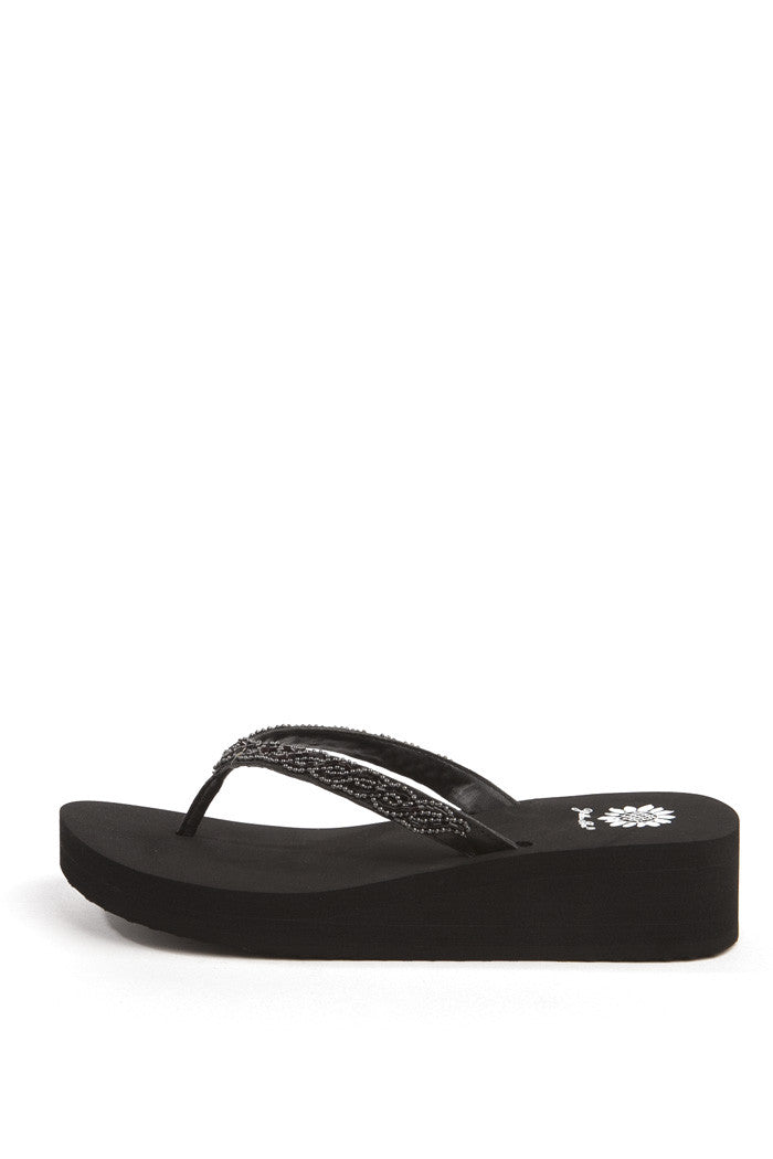 Bodice Flip-Flop in Black