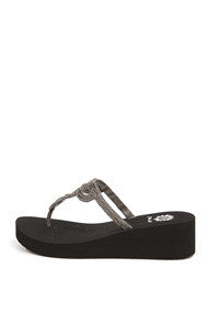 Hilma Flip-Flop in Pewter