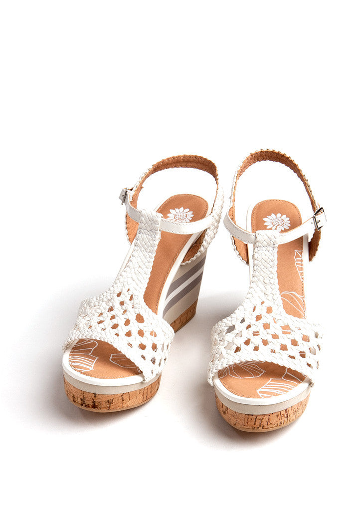 Ivana Wedge in White