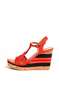 Ivana Wedge in Red