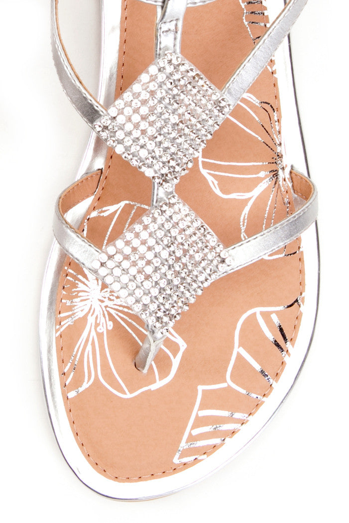 Carey Sandal in Silver
