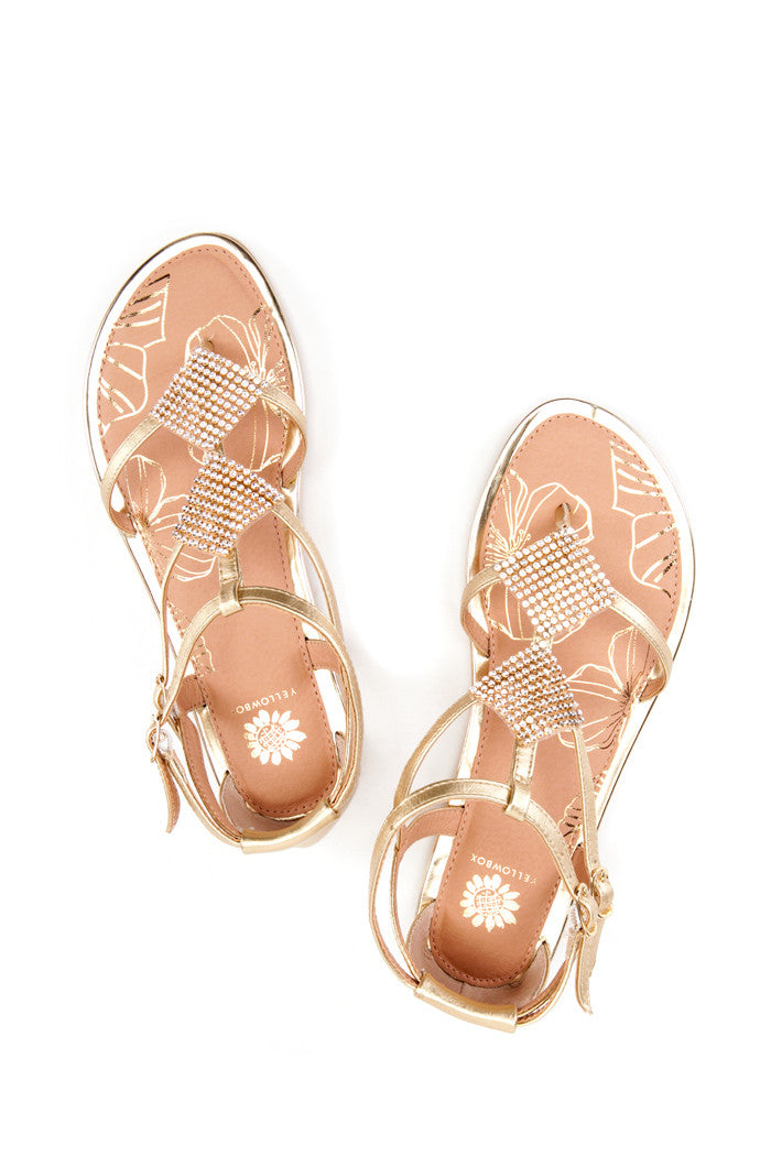 Carey Sandal in Gold