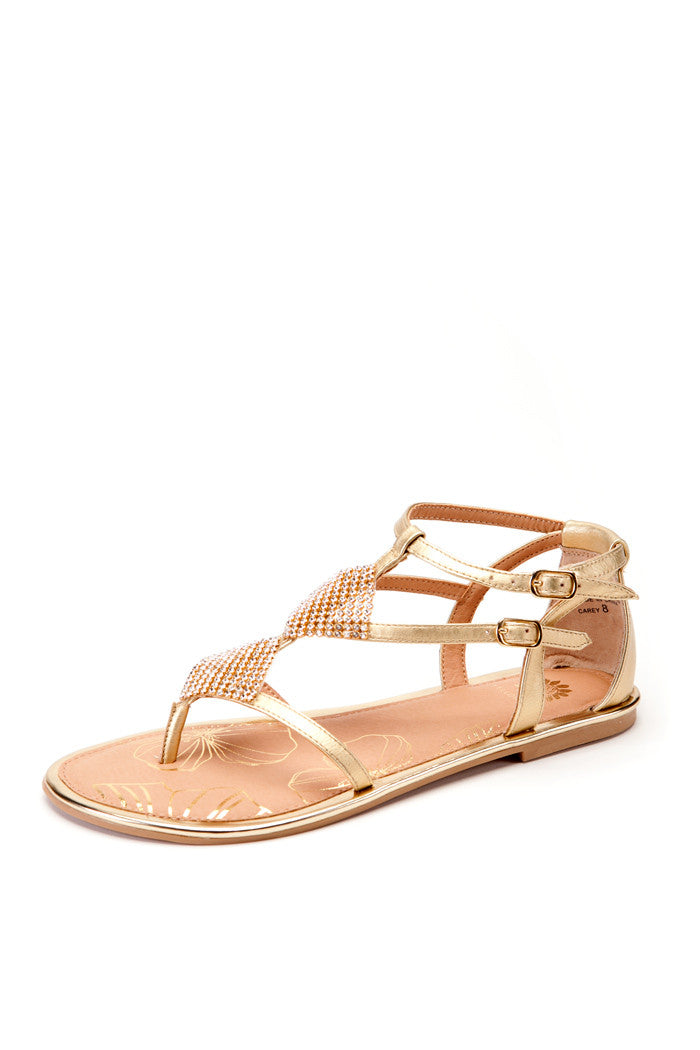 Carey Sandal in Gold