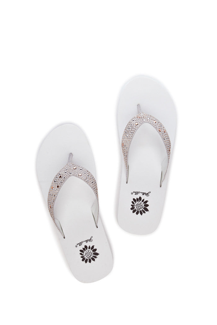 Africa Flip-Flop in White