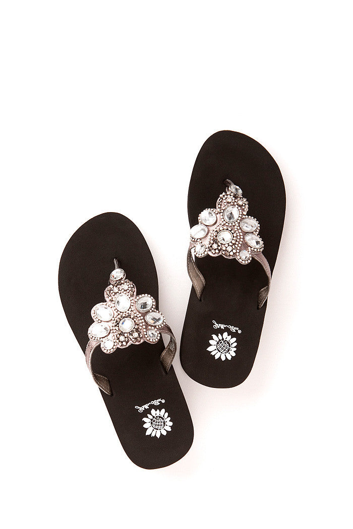 Phile Flip-Flop in Pewter