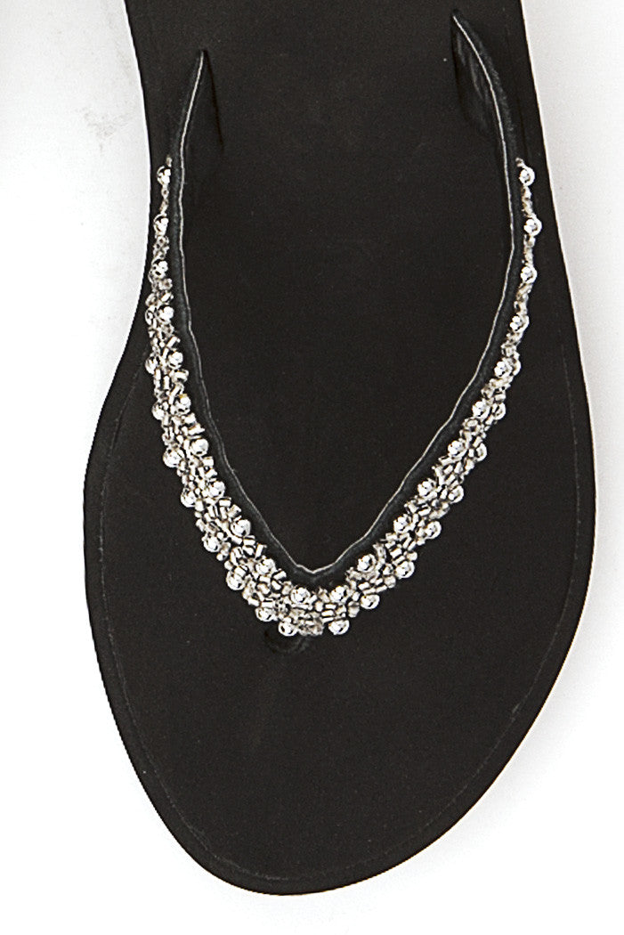 Briony Wedge Flip-Flop in Black
