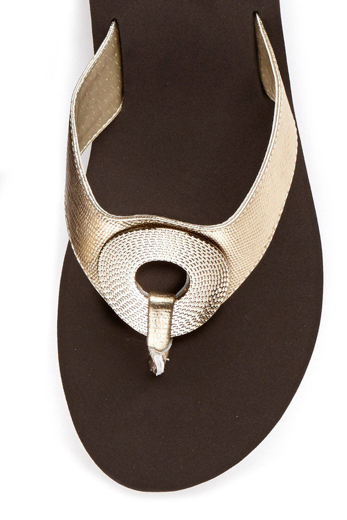 Latona Flip-Flop in Gold