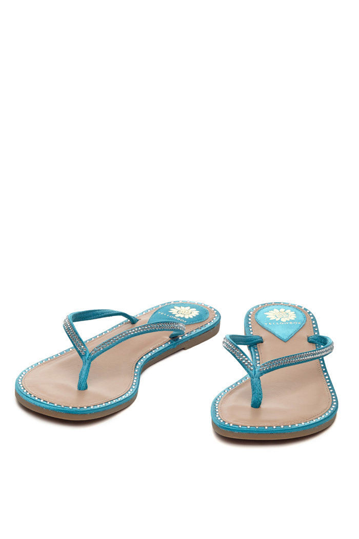 Daisey Thong Sandal in Turquoise