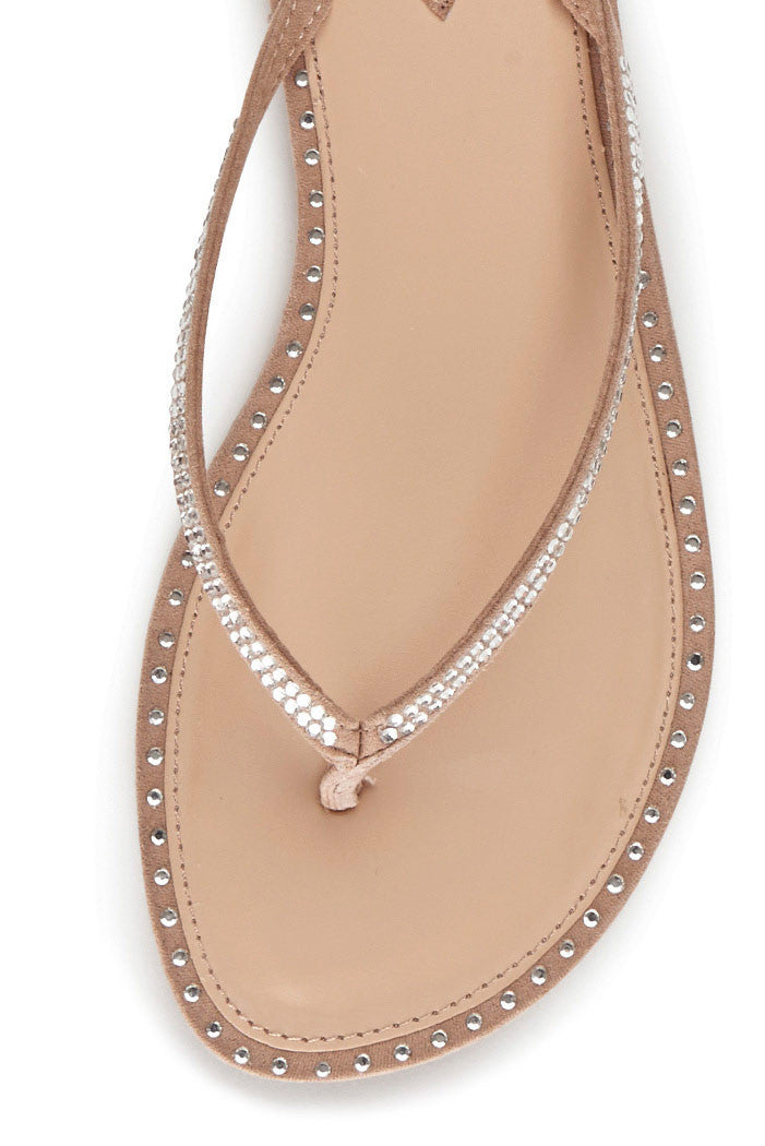 Daisey Thong Sandal in Blush