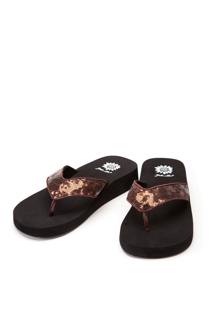 Yakira Flip-Flop in Brown