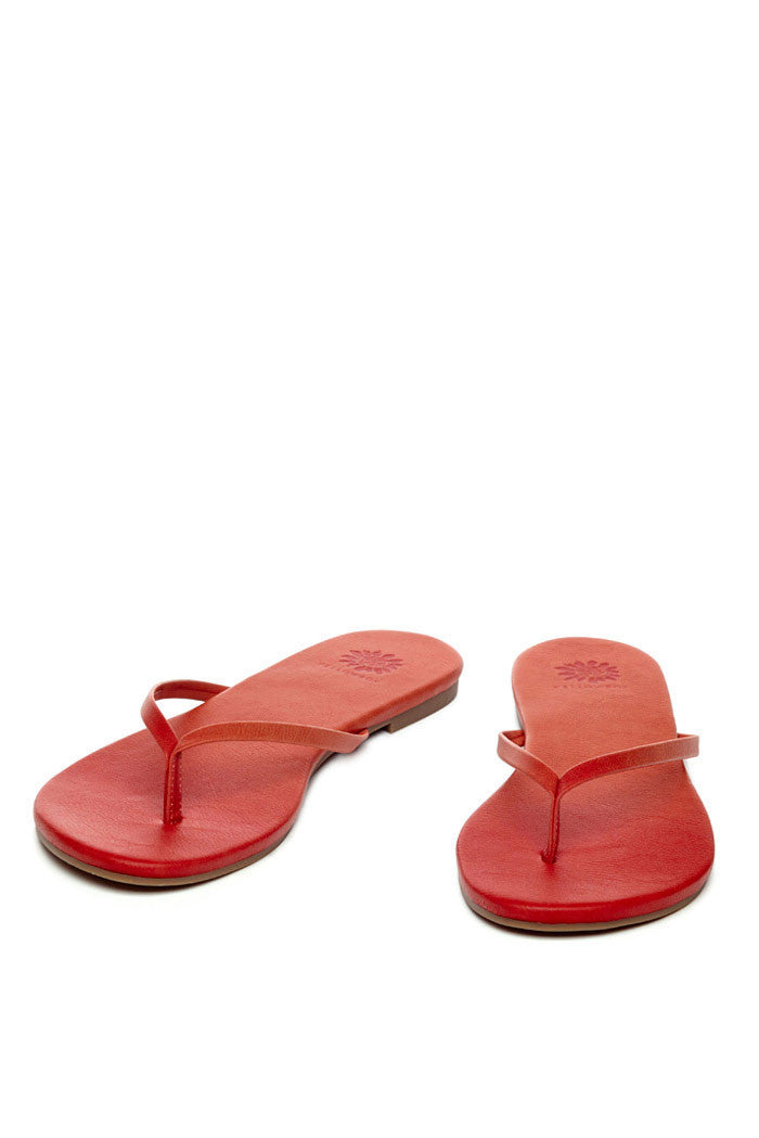 Daffodil Thong Sandal in Red